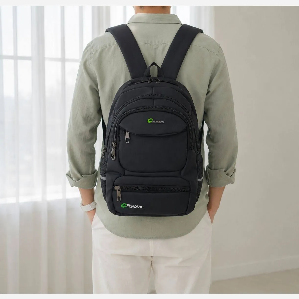 کوله پشتی برزنت اسپرت مدرسه دانشگاه مسافرت ابعاد 40 در 30 در 10 سانتی متر